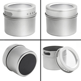 Magnetic Storage Jars: Stainless Steel