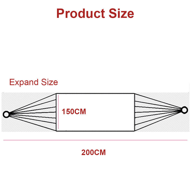 Lightweight Double Hammock Holds Up To 320kg